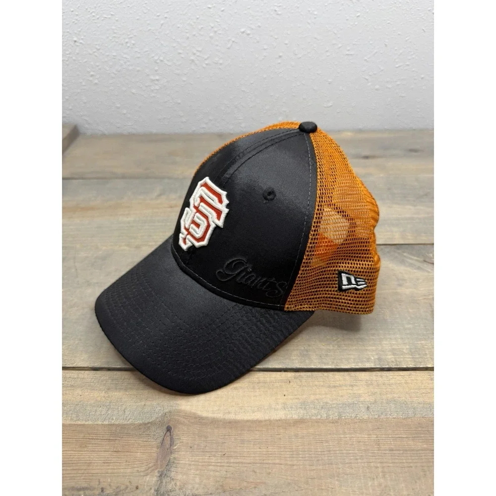 Women's San Francisco Giants New Era Black 9FORTY‎ Adjustable Hat Spring